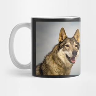 Wolfhound in winter Mug